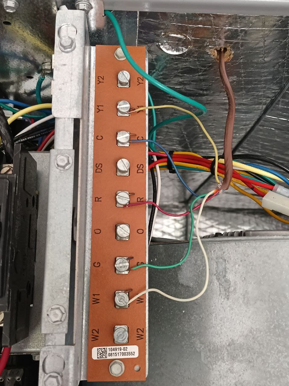wiring HVAC Blower Fan stays on ALL THE TIME Even when the system