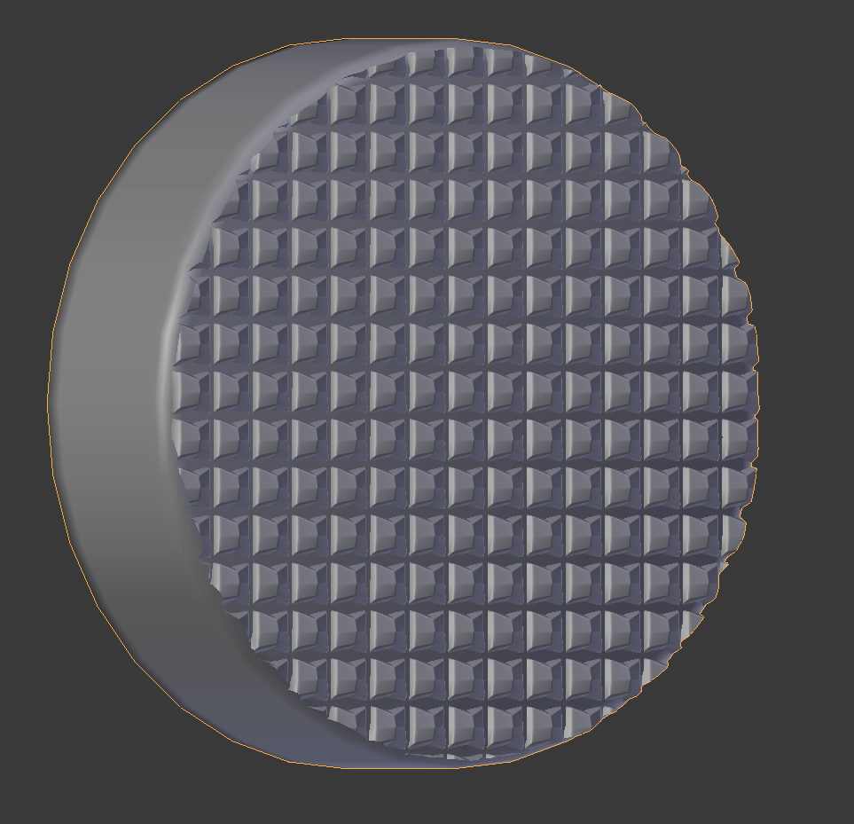 modeling Knurled pattern on different types of surfaces Blender