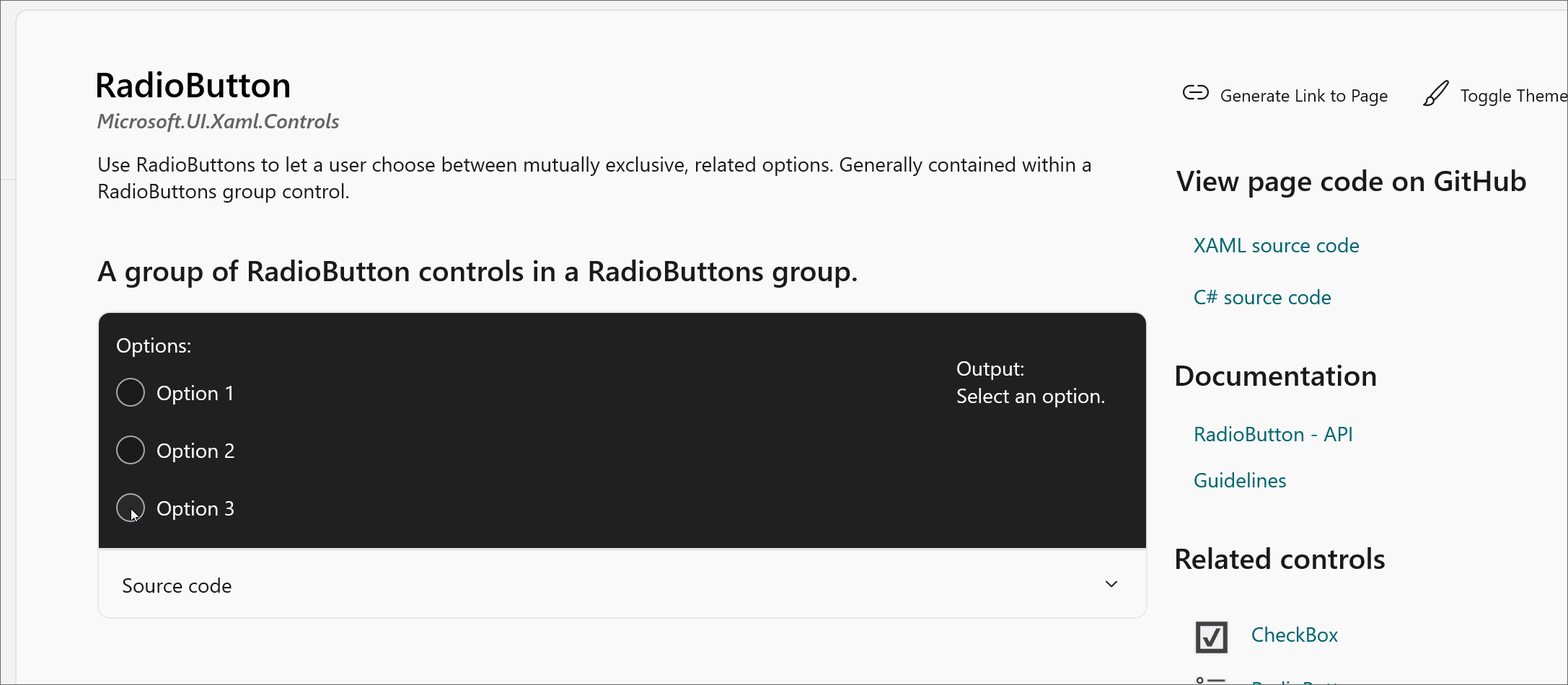 xaml RadioButton Pointed over background color not working in dark