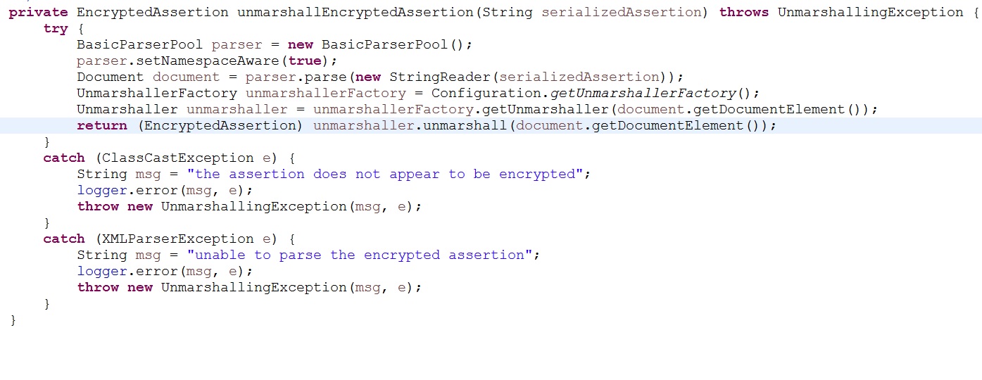 maven Saml Assertion Decryption using java code Stack Overflow