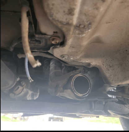 honda - Replacing catalytic converter from cut pipe - Motor Vehicle