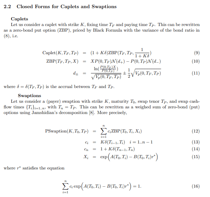 interest rates Calibrate Hullwhite one factor model with swaption in