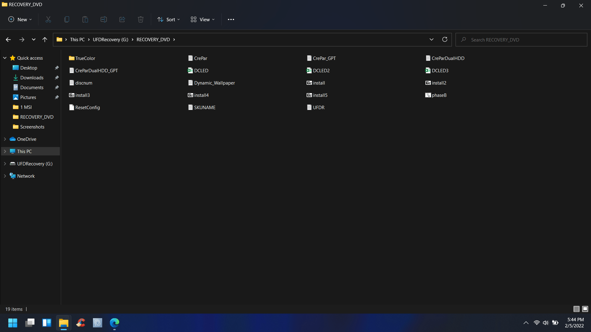 windows 10 - Manually create recovery iso (MSI) - Super User