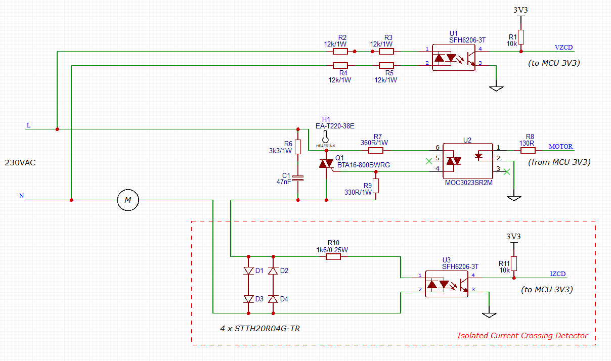 opto isolator Need help to design efficient zero crossing CURRENT