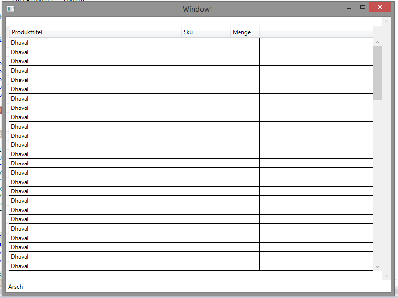 c WPF Datagrid Not showing any Scrollbar Stack Overflow