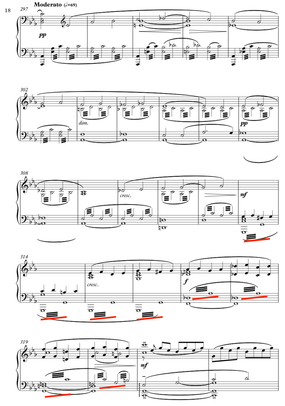 Rachmaninoff Piano Concerto No. 2 (1st movement) How to play tremolo