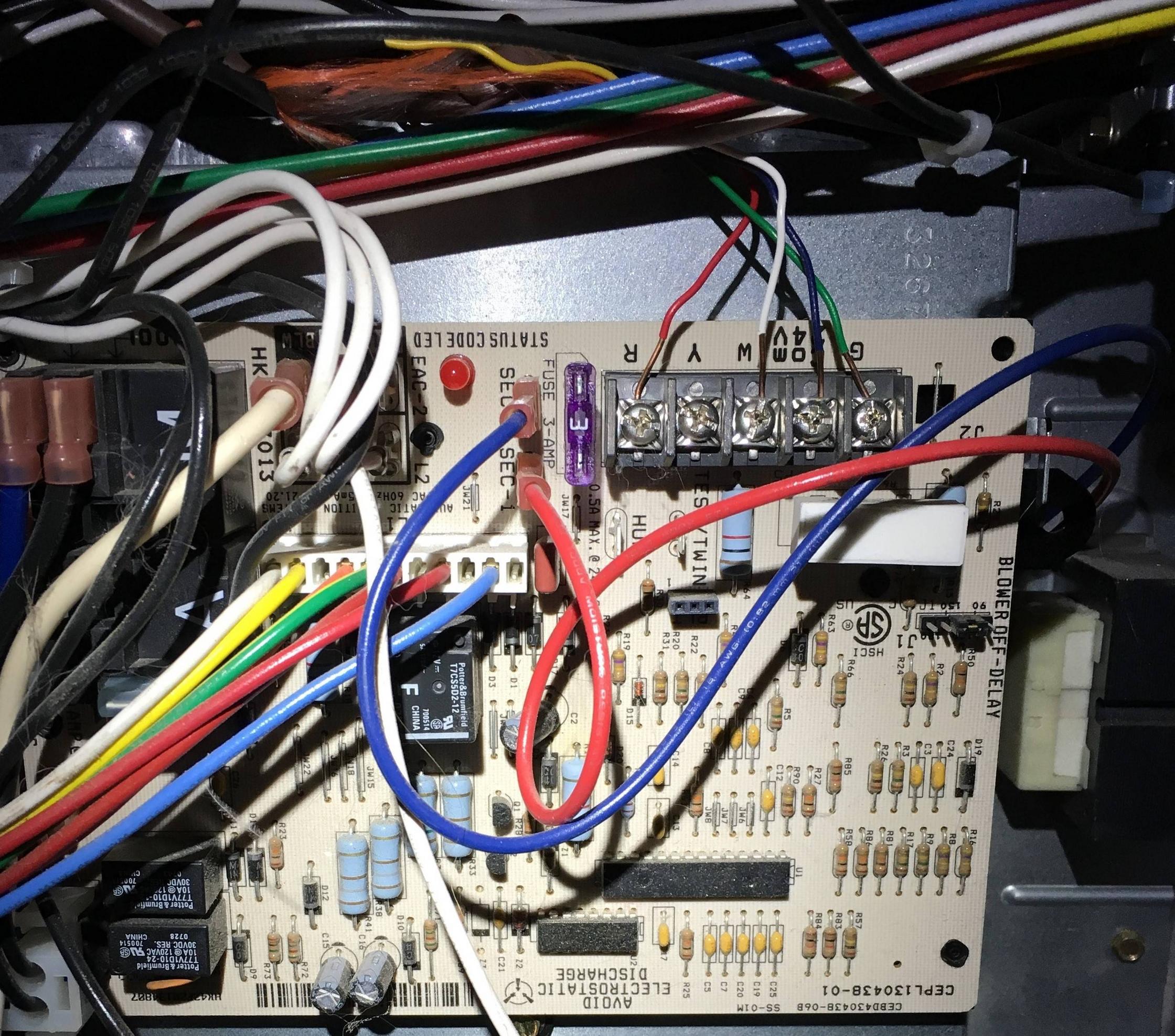 hvac Only getting 1516 volts from Furnace R and C Home Improvement