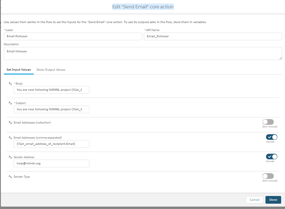 email How to set Sender Address in flow's "core action" Salesforce Stack Exchange