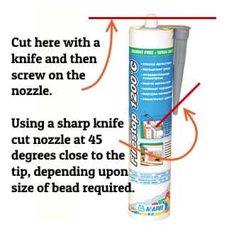 adhesive - Is there a trick to opening a tube of caulk? - Home