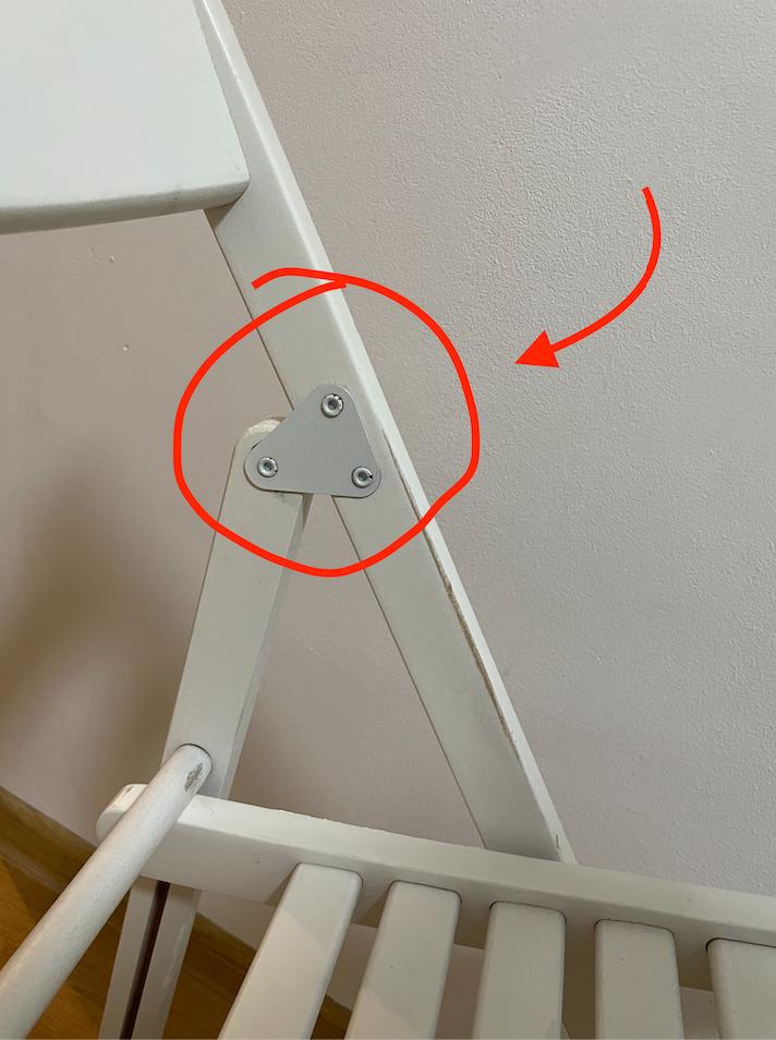 How to "tighten" wobbly IKEA Terje foldable chairs? Home Improvement