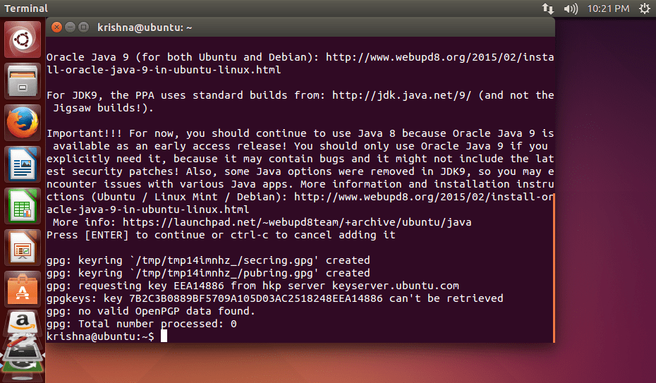 Error in updating repository. no pub key Ask Ubuntu