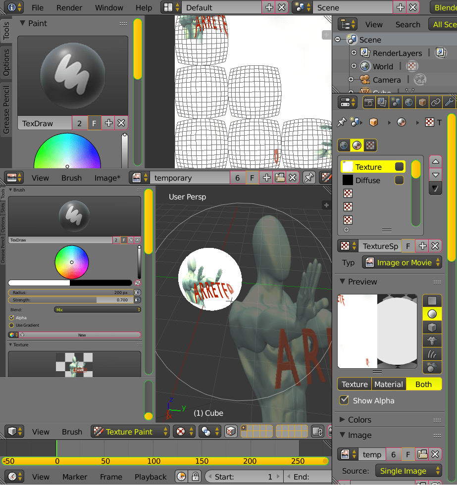 How can I get the Clone tool in texture painting? Blender Stack Exchange