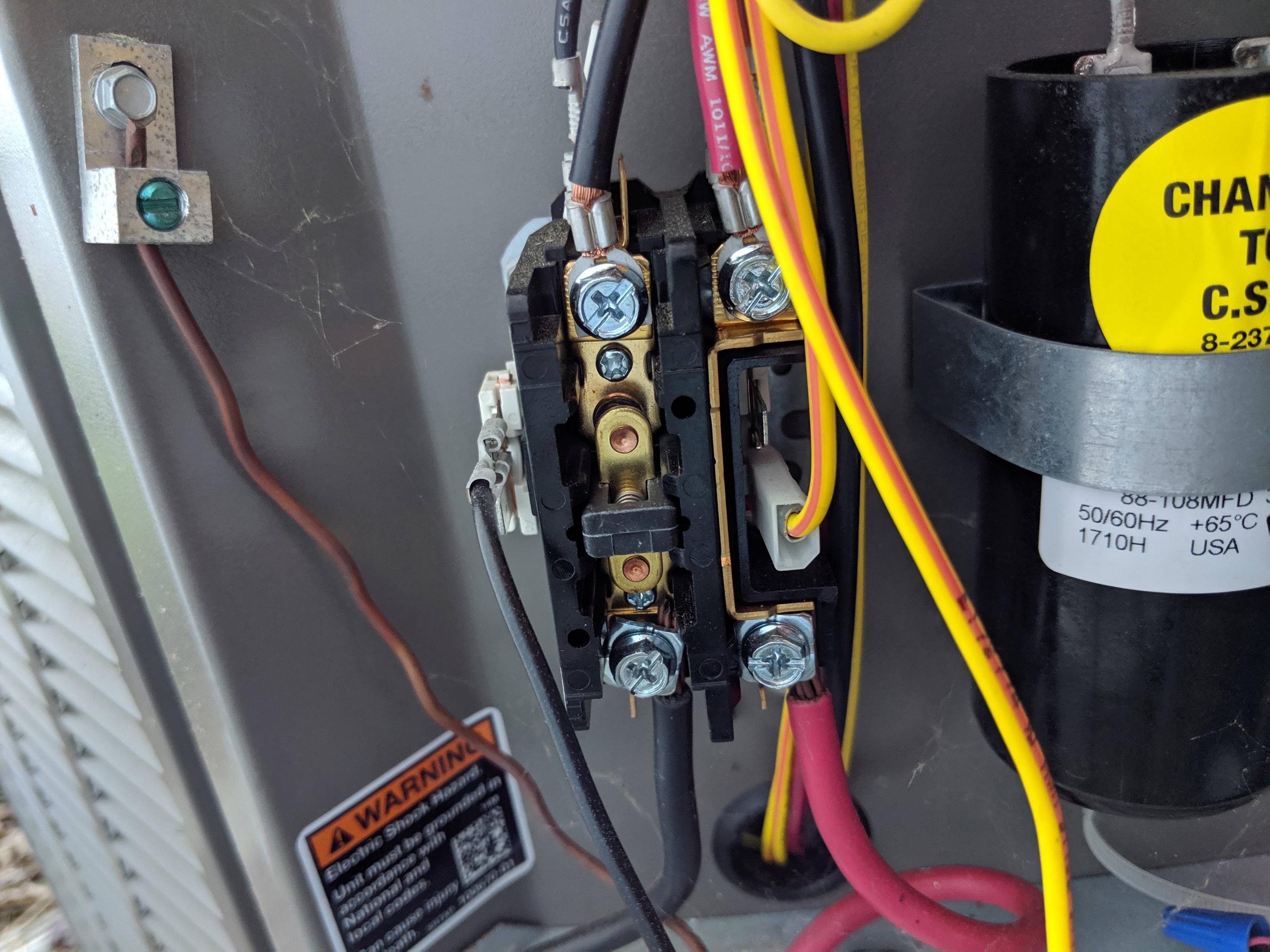 hvac - Need to identify wires coming from external AC Unit - Home