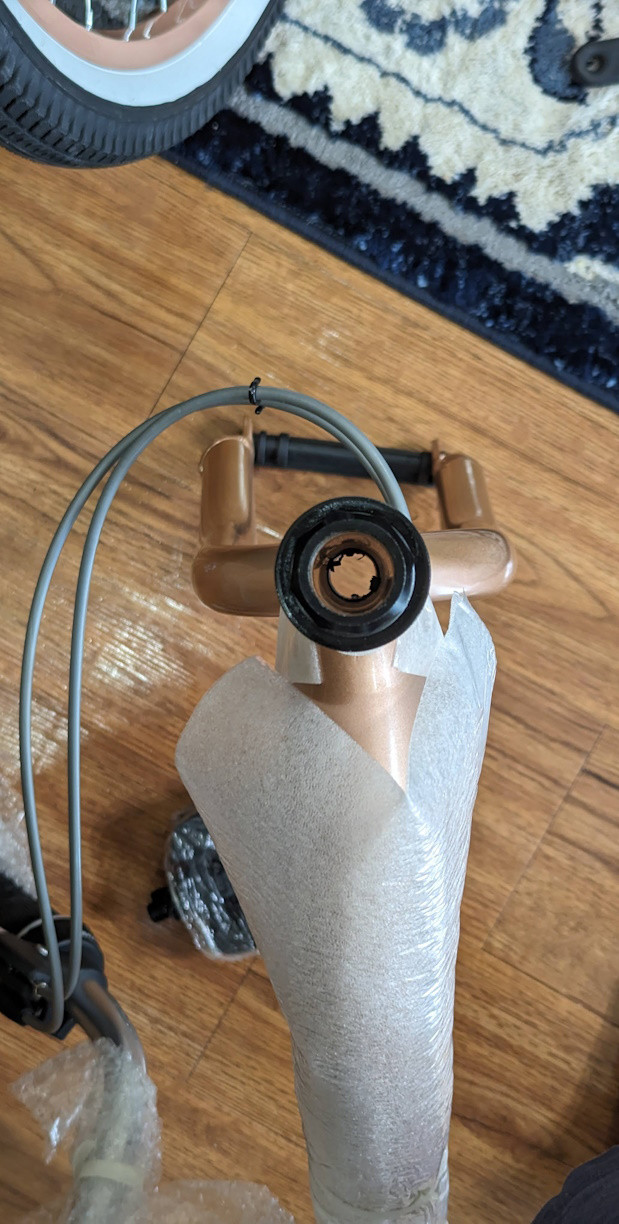 cruiser Is this bike fork misaligned? Bicycles Stack Exchange