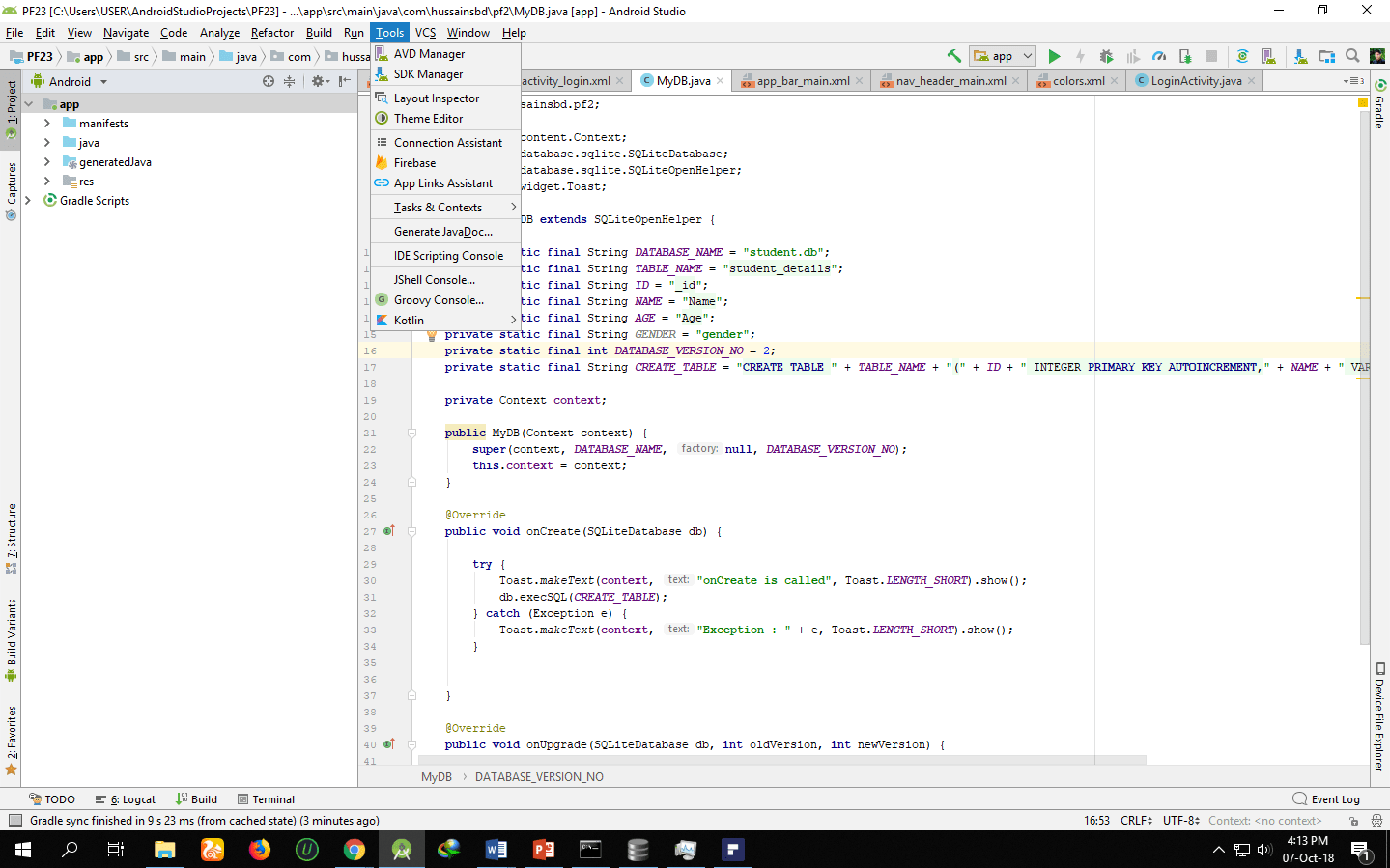 java How to open Android Device Monitor in latest Android Studio 3.2