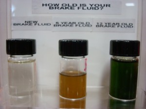 Is it possible to tell if brake fluid needs to be flushed just by