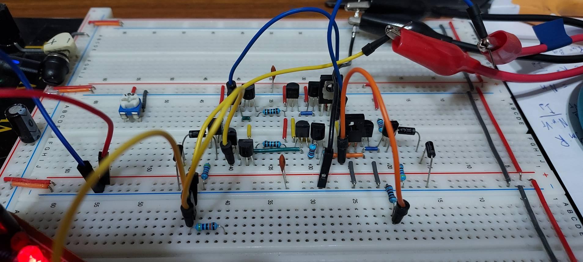 operational amplifier - Discrete OPAMP problem - Electrical Engineering