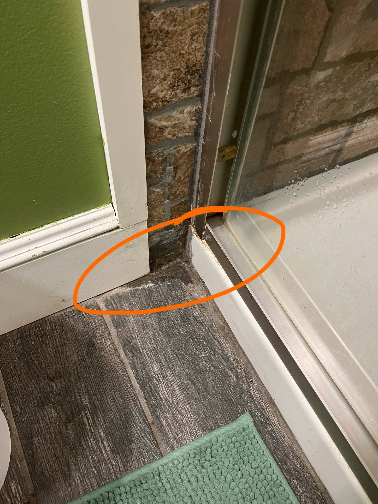 bathroom Shower curb leaking from exterior corners Home Improvement