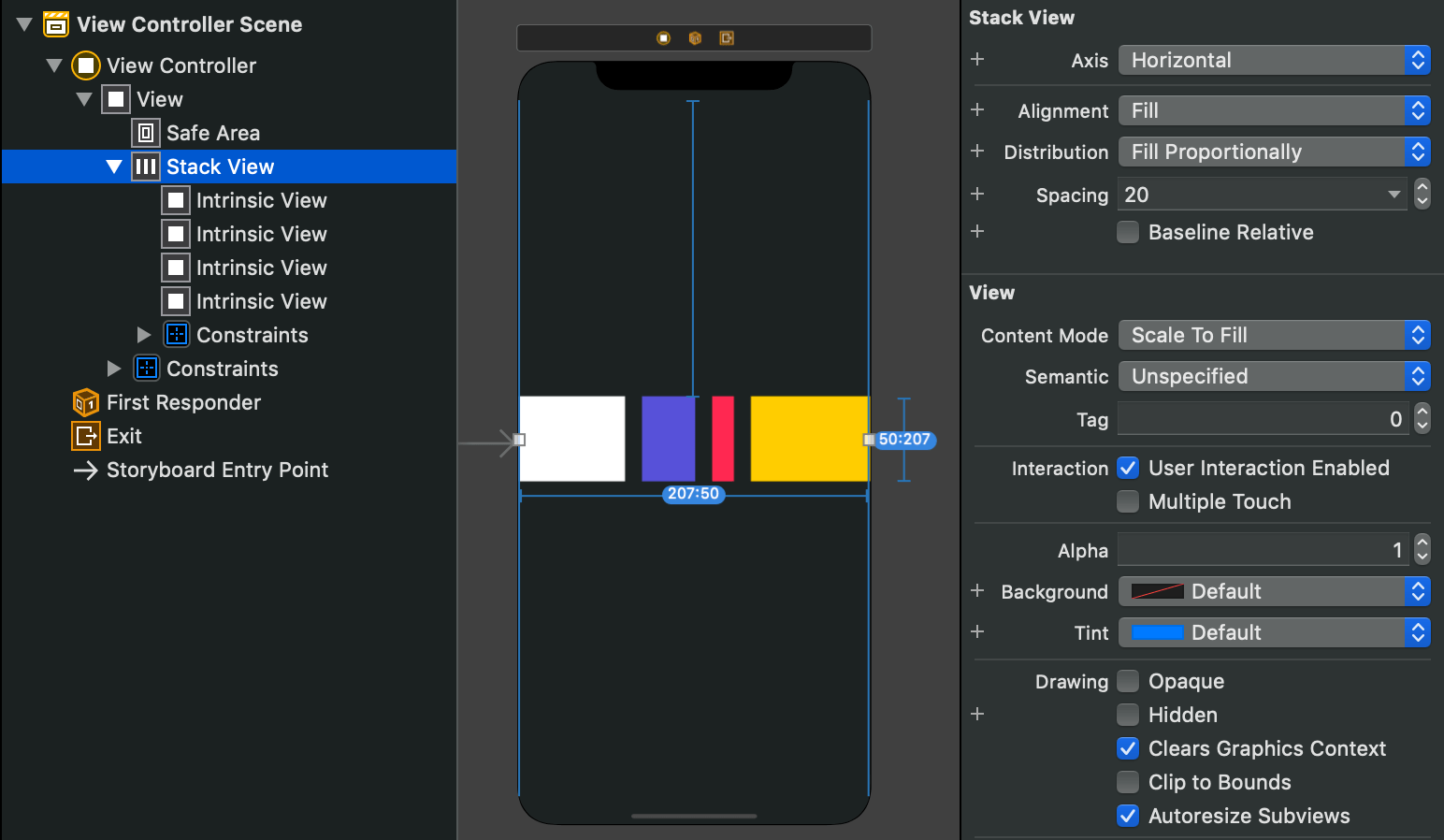 ios Add views in UIStackView programmatically Stack Overflow