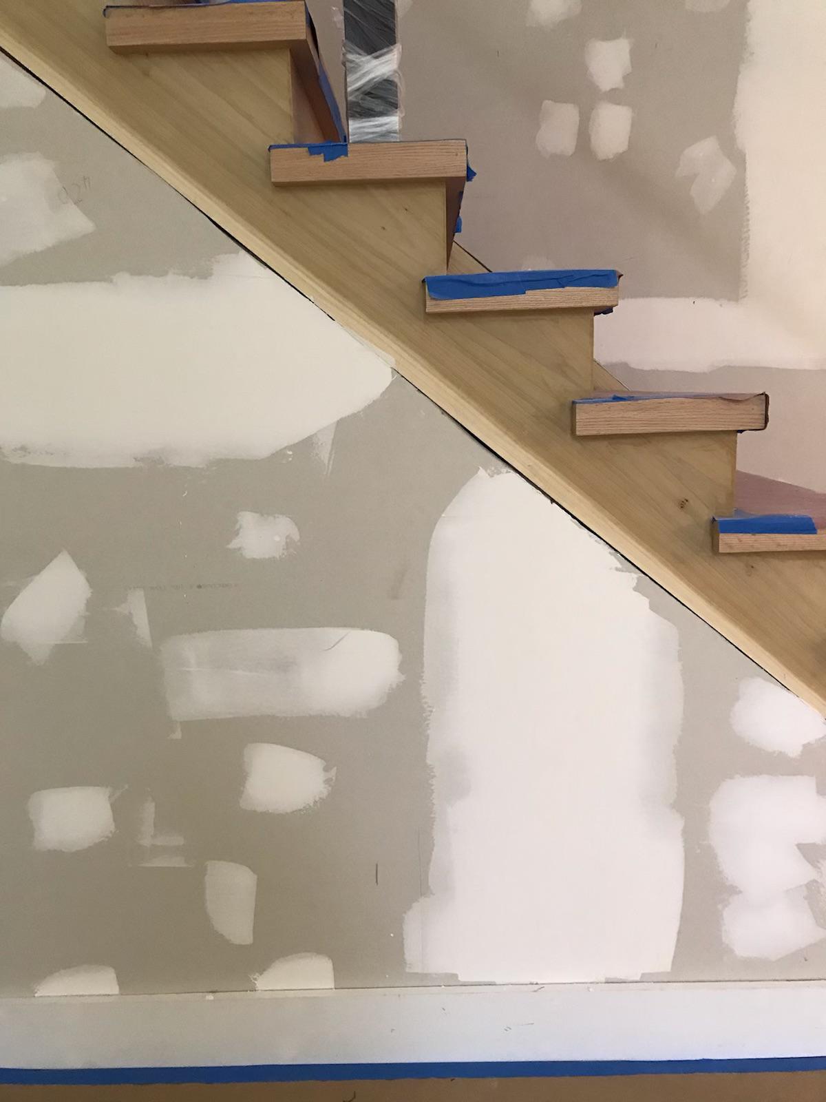 drywall The gap between the stairs and the plasterboard Home Improvement Stack Exchange