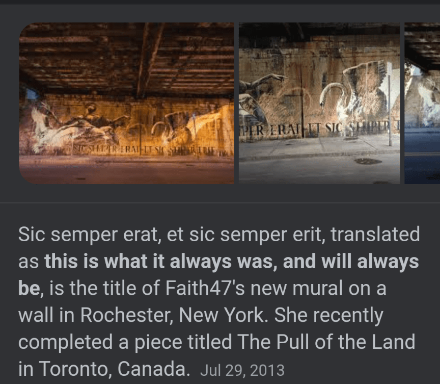 Translation Explanation Why Is Sic Semper Erat Et Sic Semper Erit