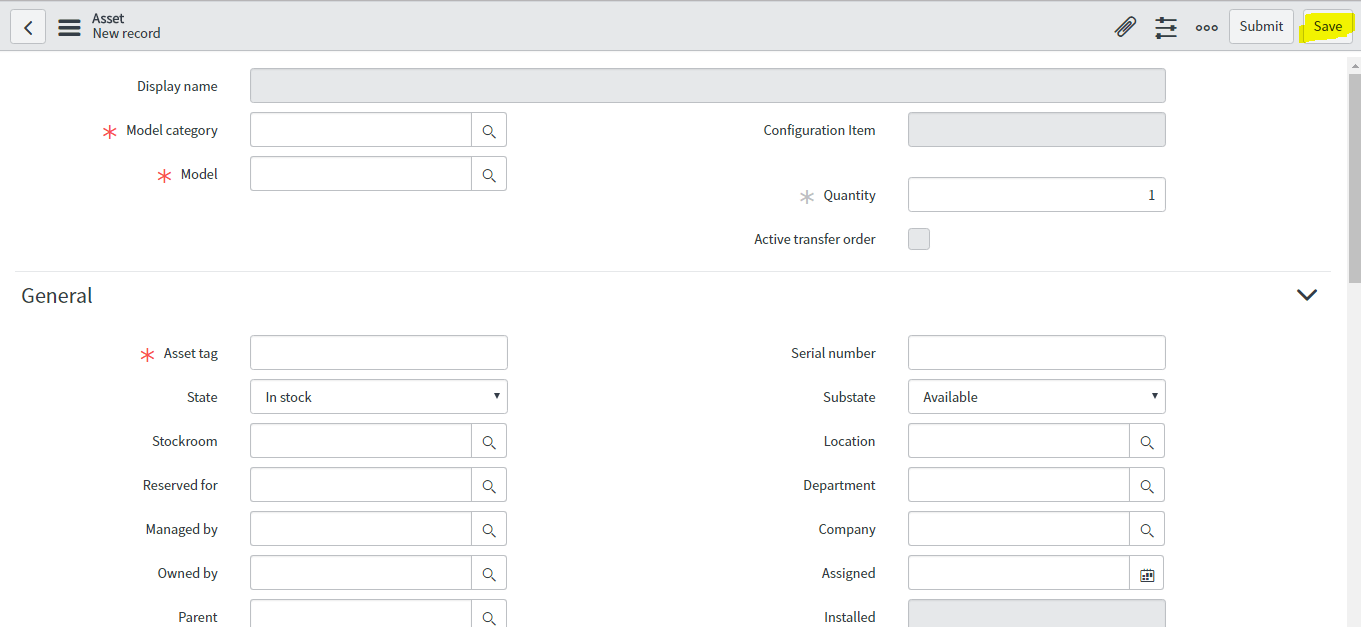 servicenow Hide 'Save' button on asset form Stack Overflow