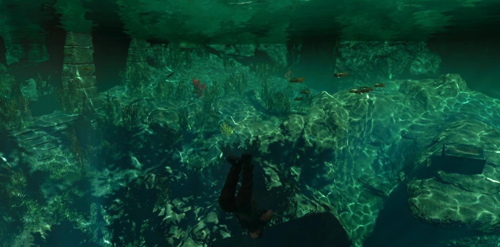 forces Underwater chests in video games Physics Stack Exchange