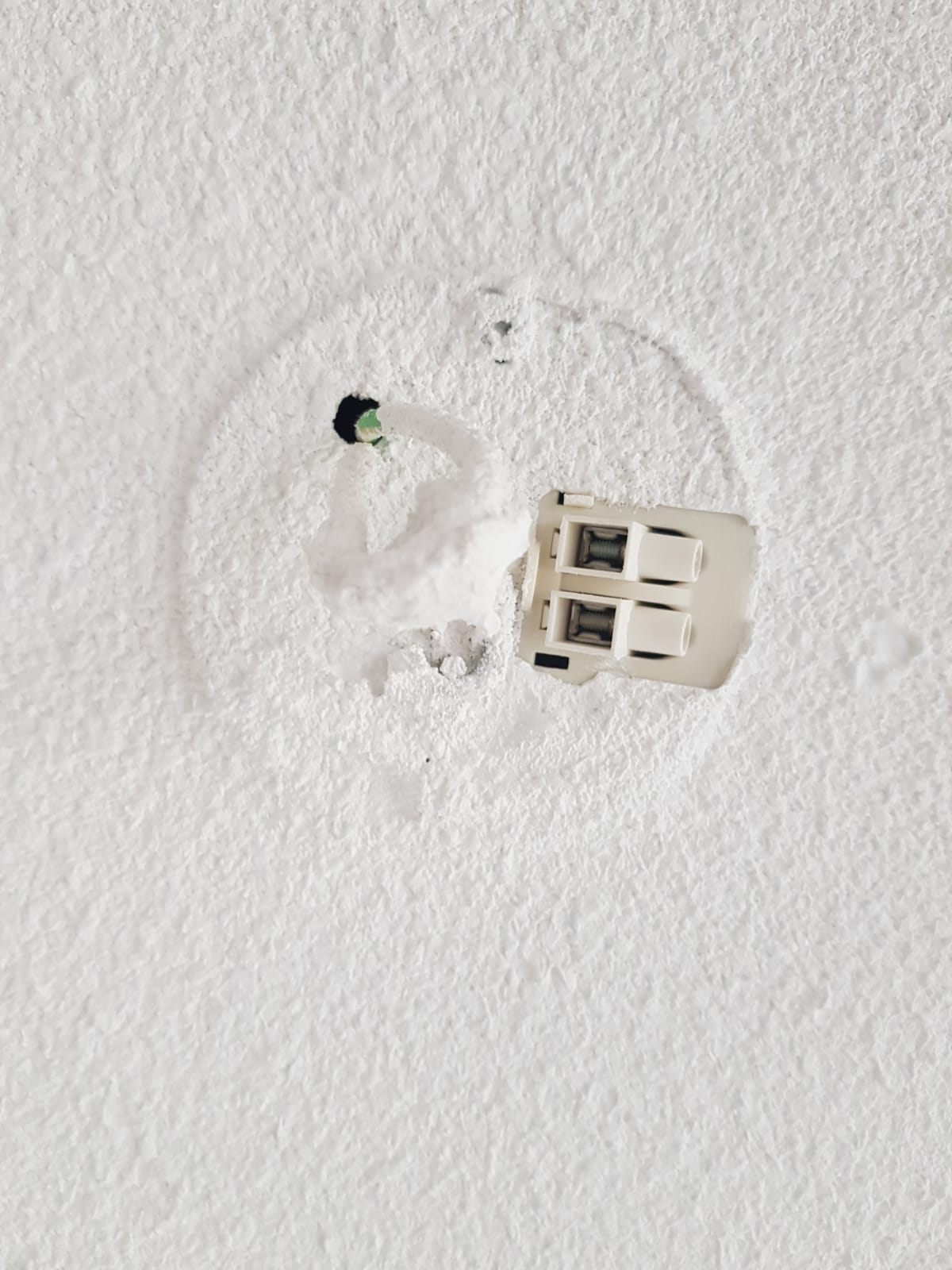 wiring - Identifying neutral and hot on wire connector - Home