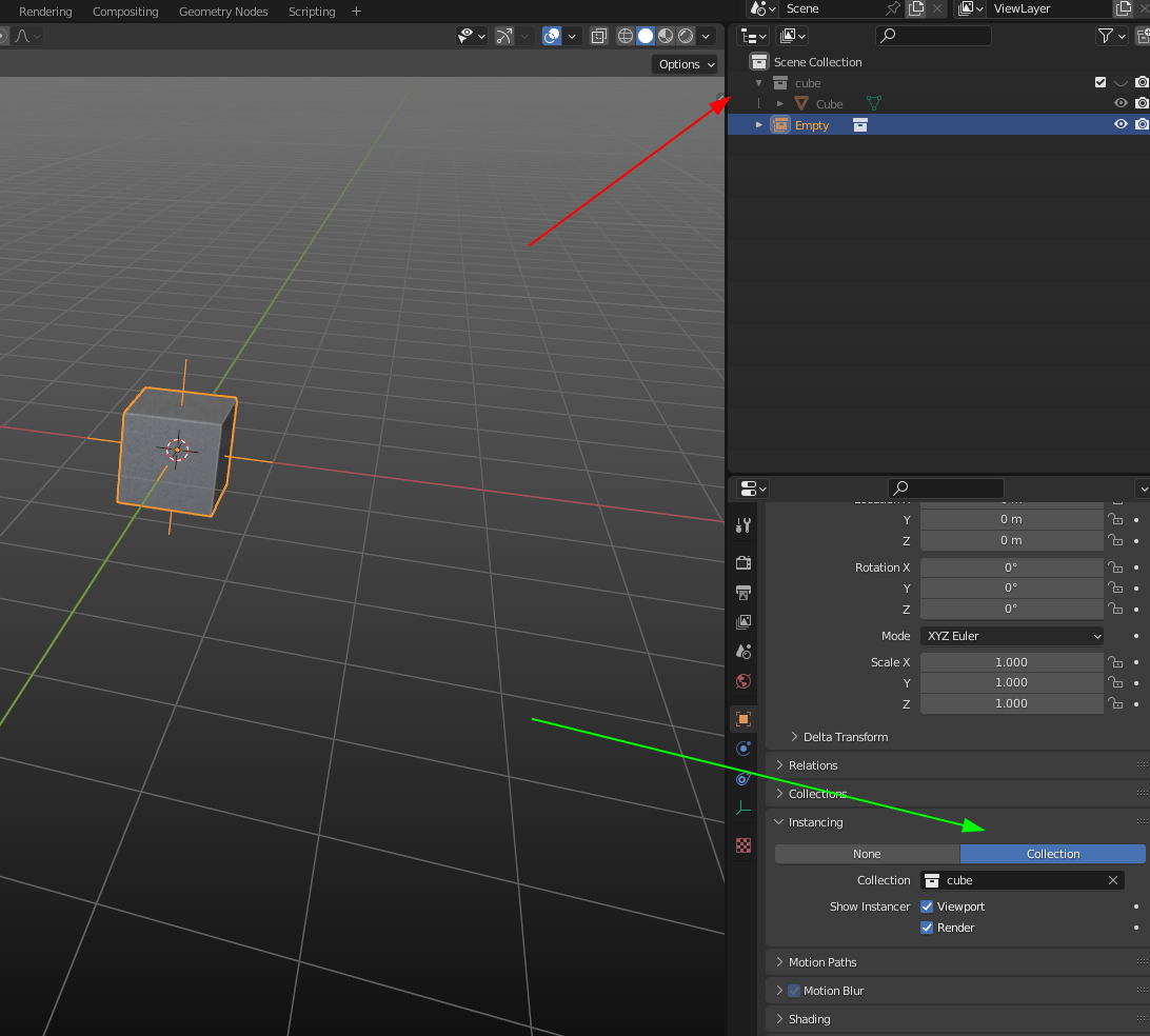 instances Confused about Linked Duplicates Blender Stack Exchange