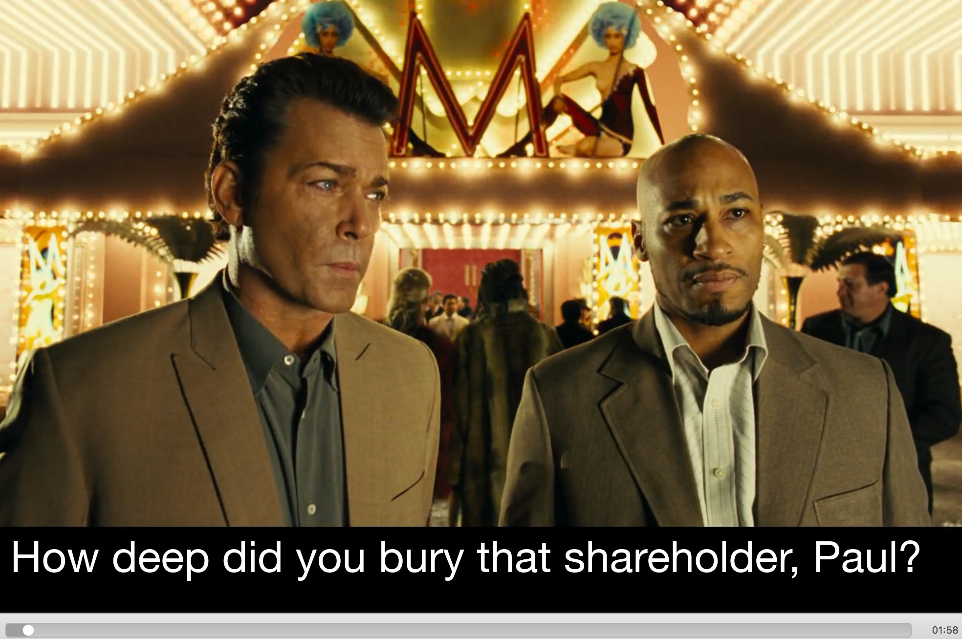 meaning What does "shareholder" mean in the Guy Ritchie's movie