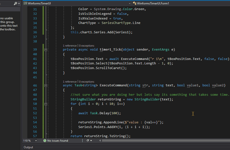 c Threading data visualization and timers Stack Overflow