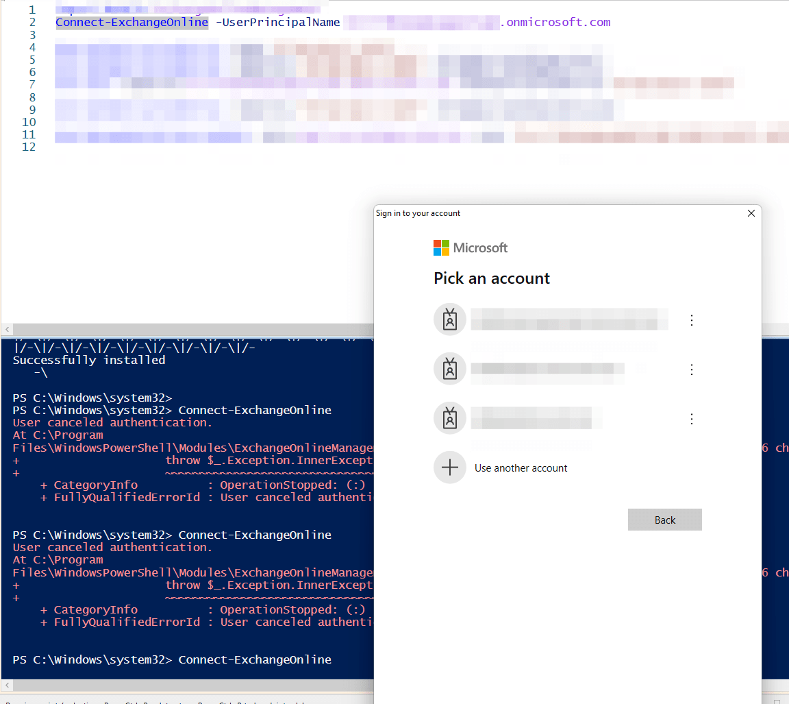 VS Code PowerShell terminal doesn't execute