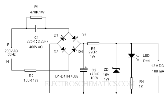 220V to 12V converter - Electrical Engineering Stack Exchange
