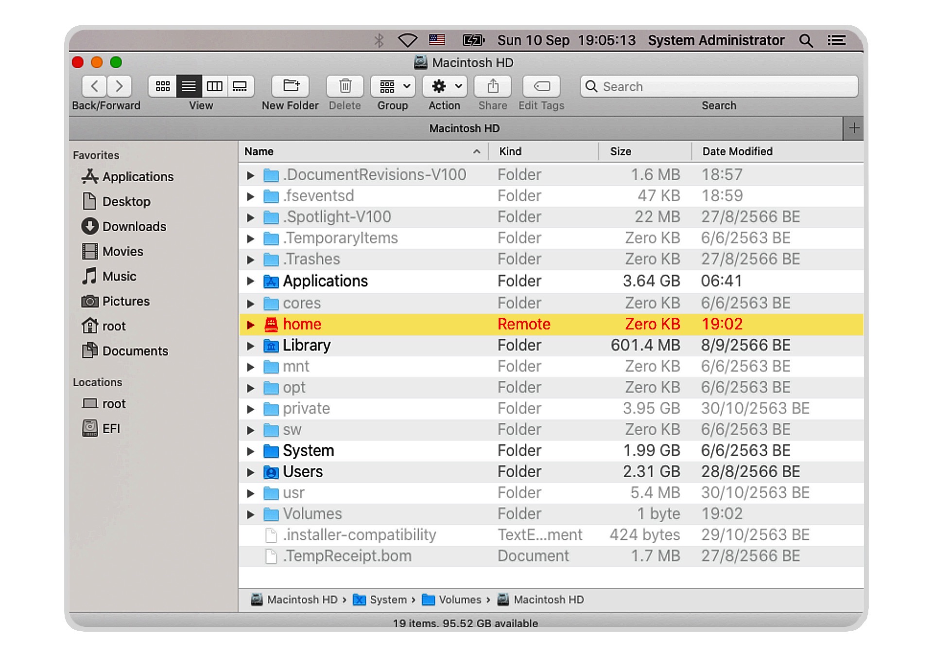 macos - How to change Home Folder from Remote to default local 