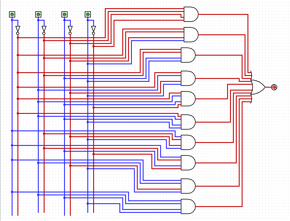 Logisim Combinational circuit - Electrical Engineering Stack Exchange