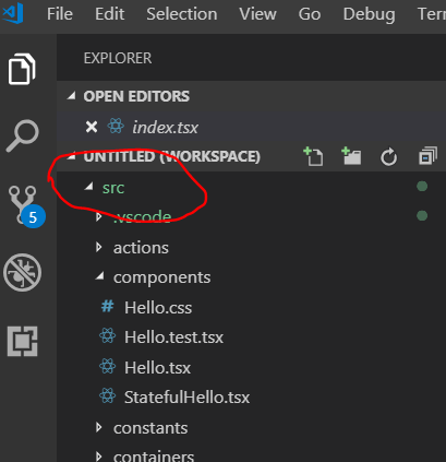 Workspacefolder