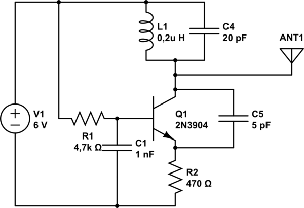 passive networks - RF transmitter circuit explanation - Electrical