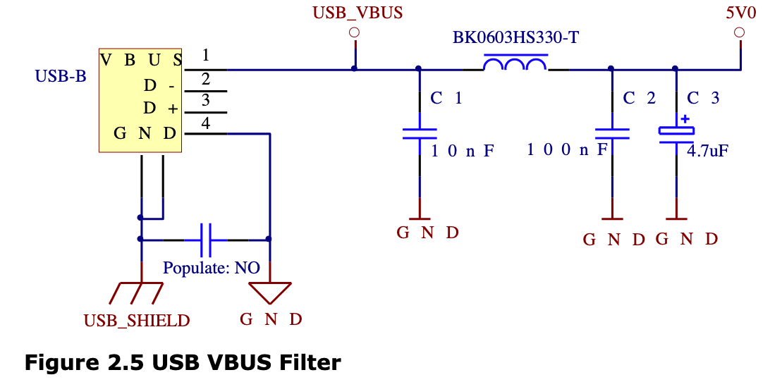 usb device USB 2.0 VBUS Filter Electrical Engineering Stack Exchange