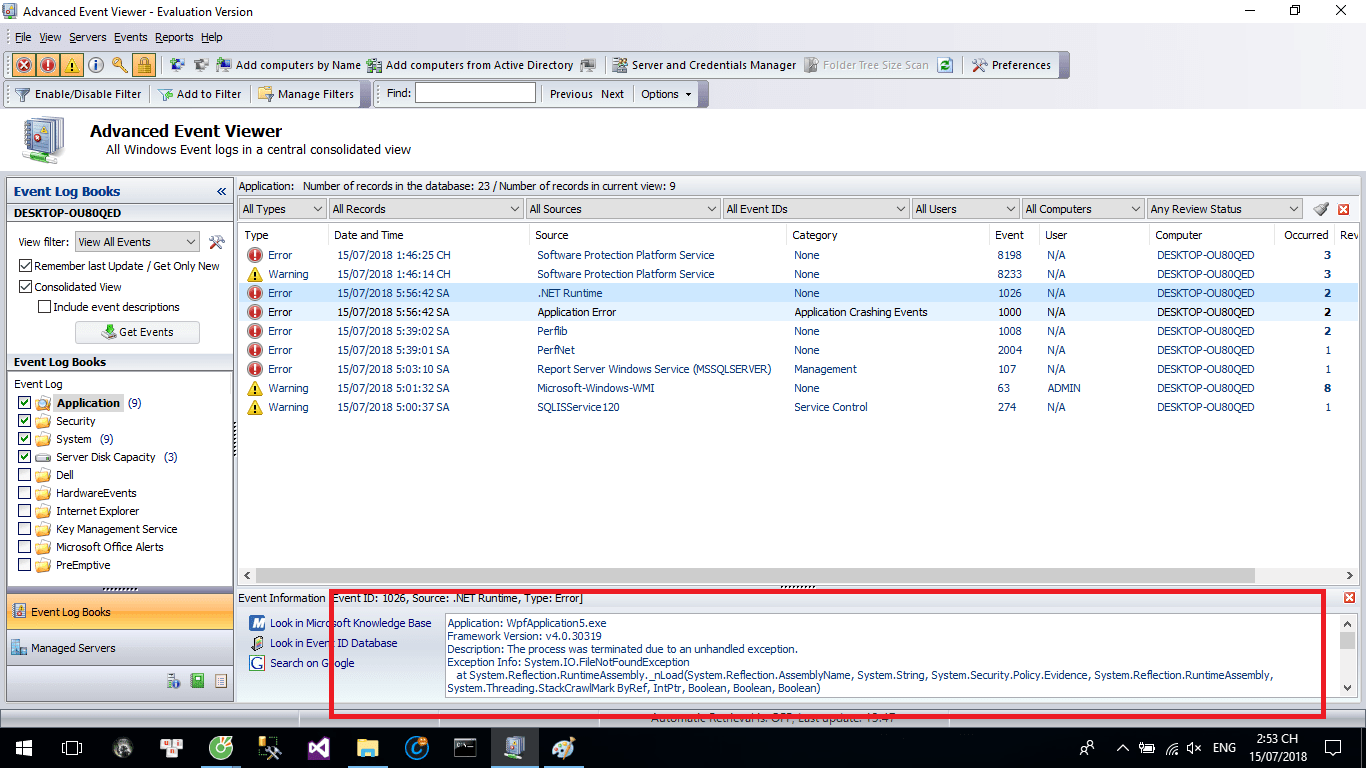 c How to fix exception " System.IO.FileNotFoundException" after run published WPF app