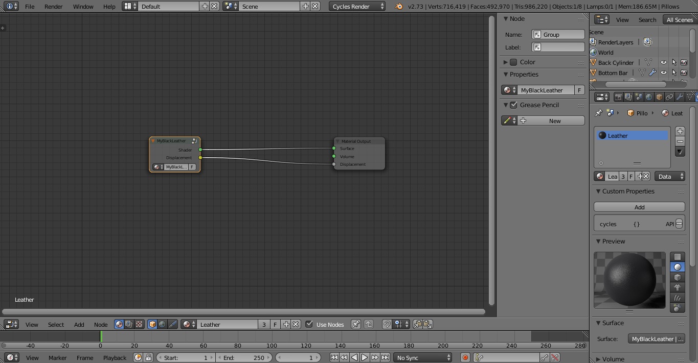 How to add a material output node? Blender Stack Exchange
