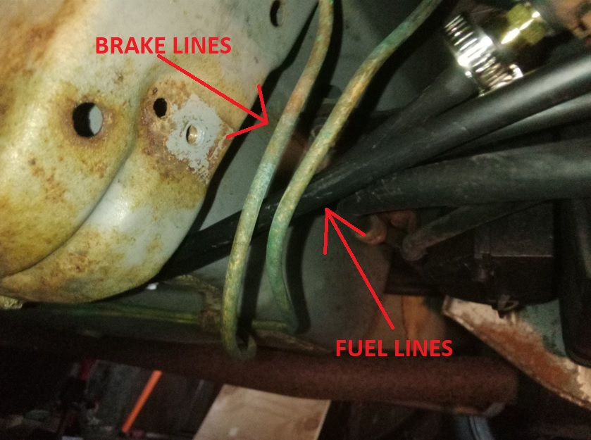honda - Can fuel and brake lines touch? - Motor Vehicle Maintenance