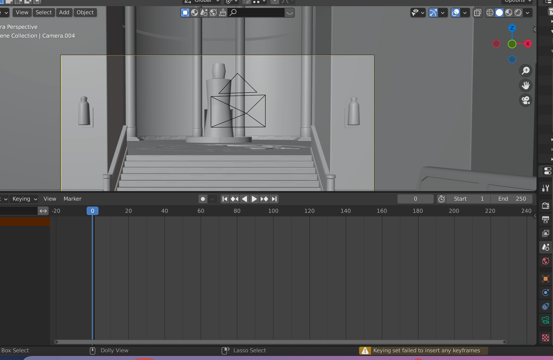 Blender not letting me add keyframes for camera Blender Stack Exchange