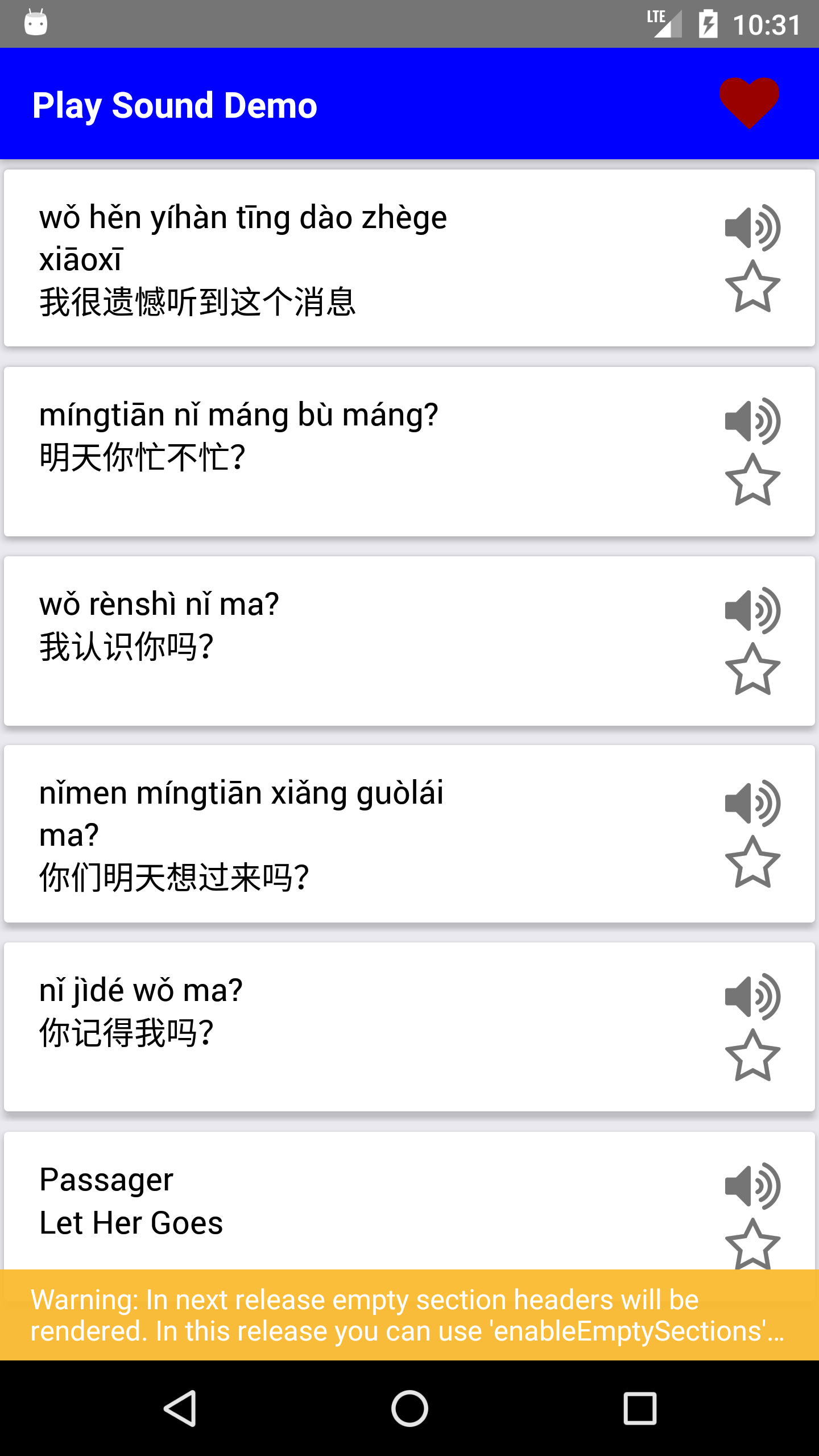 android How to change icons onPress in React Native [ListView