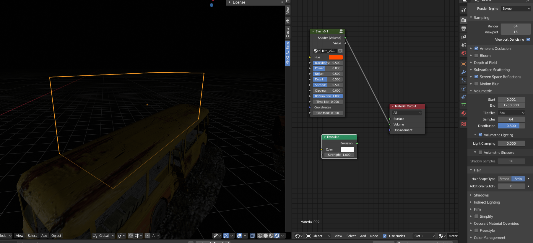 rendering Volume emission not working in blender 2.8 eevee Blender Stack Exchange