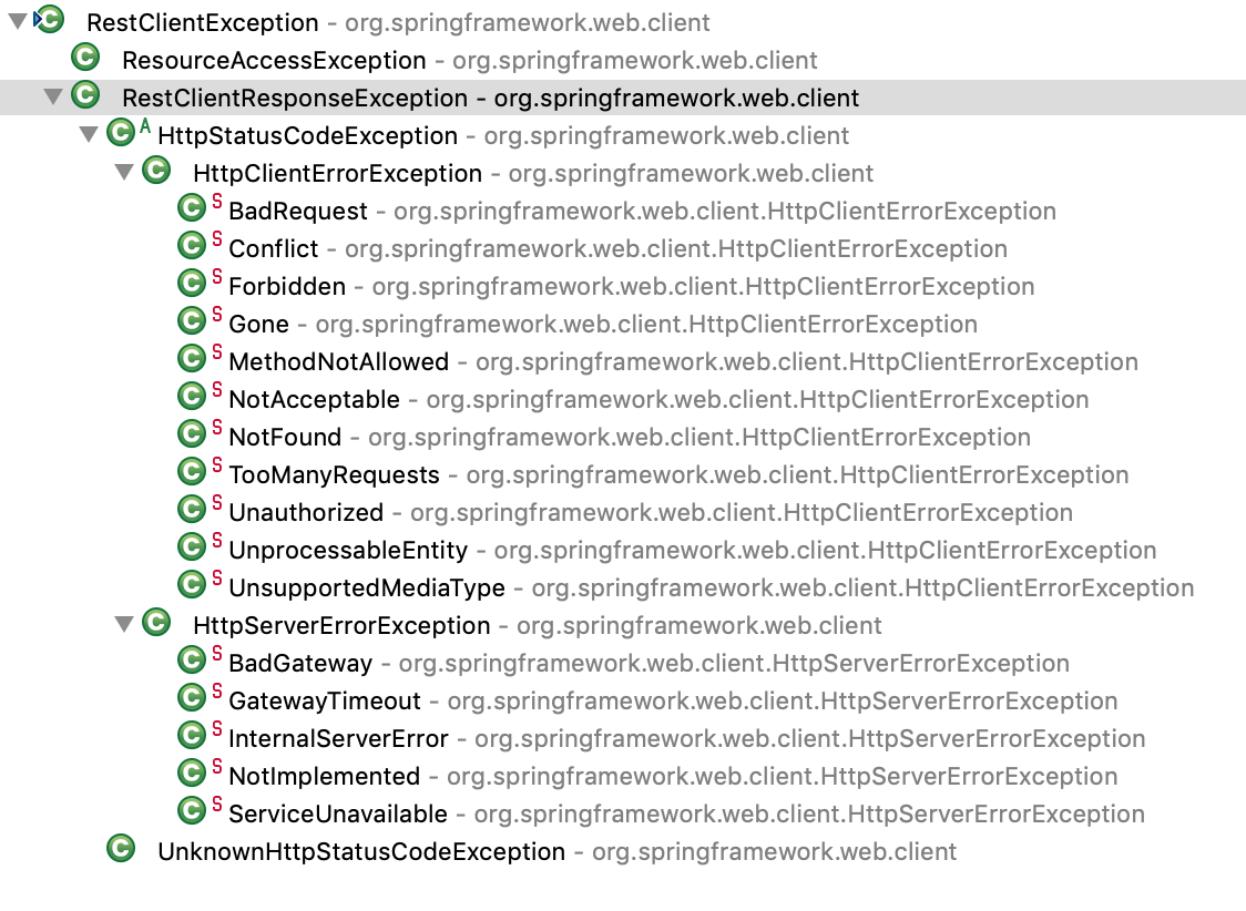 rest Spring RestTemplate exception handling Stack Overflow