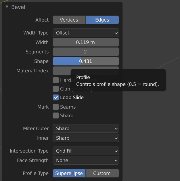 modeling When applying a bevel on 3 faces, converging at 1 point, the