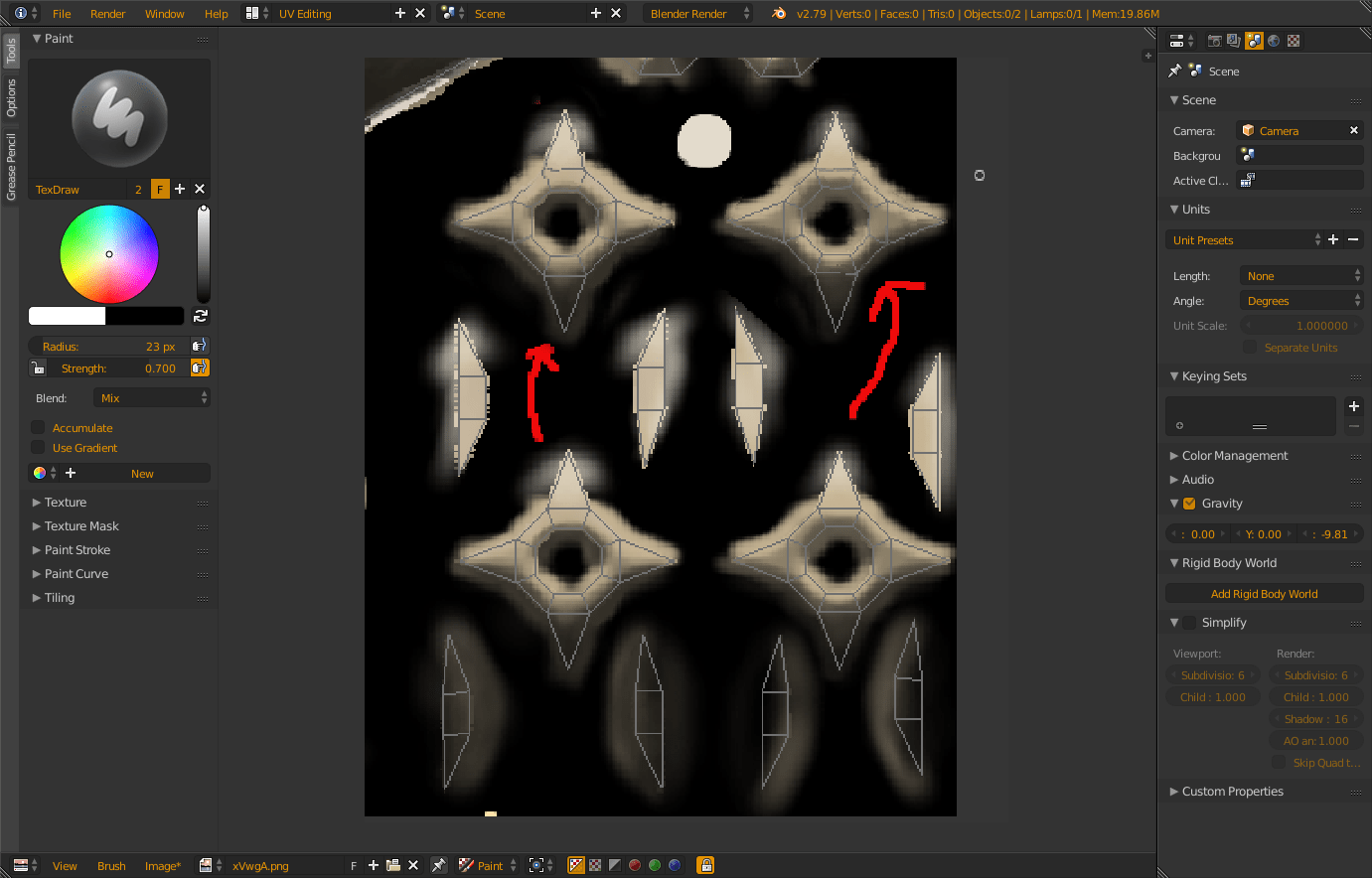 How can I copy part of a texture to another part of the same texture