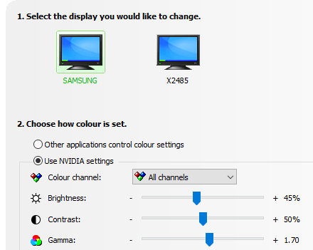autohotkey - AHK Change Nvidia Colour Settings - Stack Overflow