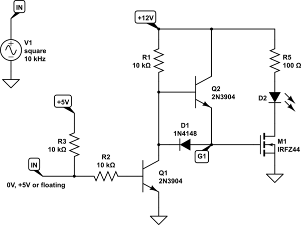 arduino - MOSFET driver: Totem Pole or NPN Self-Biasing Turn-Off