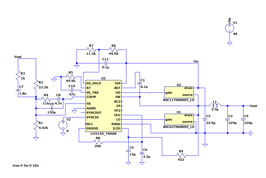 power supply Slow simulation on LTspice Electrical Engineering